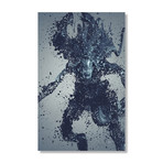 Alien King // Stretched Canvas (16"W x 24"H x 1.5"D)