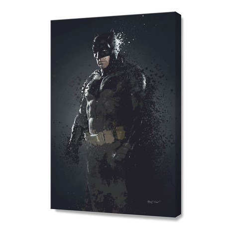 Batman // Stretched Canvas (16"W x 24"H x 1.5"D)