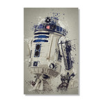 R2-D2 // Stretched Canvas (28"W x 42"H x 1.5"D)