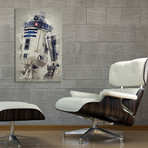 R2-D2 // Stretched Canvas (16"W x 24"H x 1.5"D)