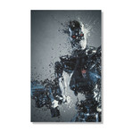 T-800 // Stretched Canvas (16"W x 24"H x 1.5"D)