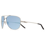 Windspeed Aviator// Chrome + Blue Water Lens