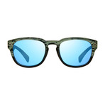 Zinger // Matte Black Ice + Blue Water Lens