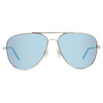 Windspeed Aviator// Chrome + Blue Water Lens