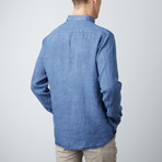 Portland Button-Up Shirt // Navy (M)