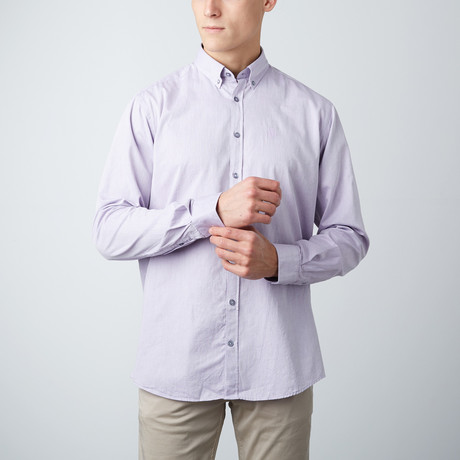 Oldham Button-Up Shirt // Purple (XS)