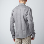 York Button-Up Shirt // Grey Melange (M)
