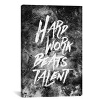 Hard Work Beats Talent // Stoian Hitrov (18"W x 26"H x 0.75"D)
