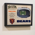 Chicago Bears // Soldier Field (25-Layer)