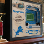 Detroit Lions // Ford Field (25 Layers)