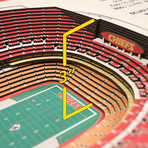 Kansas City Chiefs // Arrowhead Stadium (25-Layer)