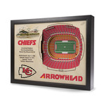 Kansas City Chiefs // Arrowhead Stadium (25-Layer)
