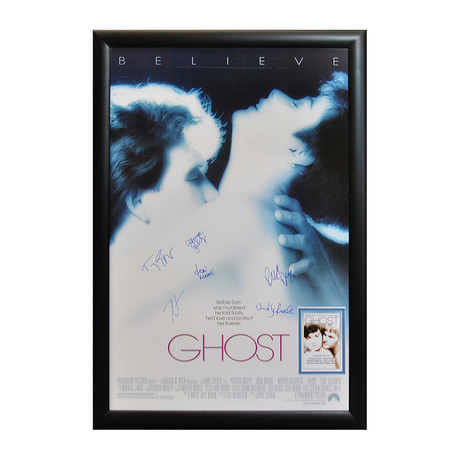 Framed + Signed Movie Poster // Ghost