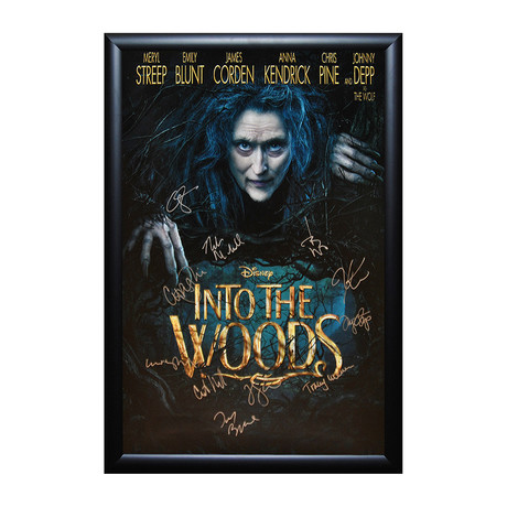 Framed + Signed Movie Poster // Into The Woods