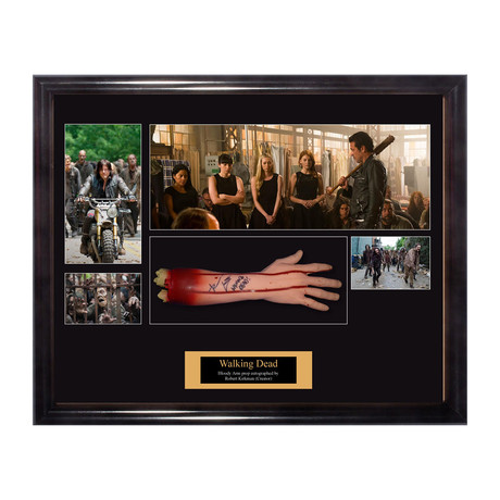 Framed + Signed Zombie Arm // The Walking Dead