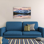 Mount Aspiring, Moonrise Over Cascade Saddle, Mount Aspiring (26"W x 18"H x 0.75"D)