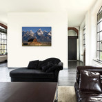 Cunningham Cabin In Front Of Grand Teton Range, Wyoming (26"W x 18"H x 0.75"D)