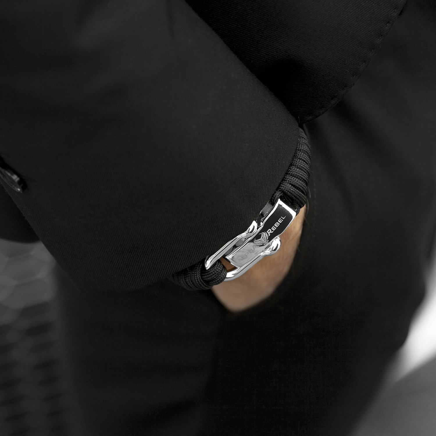 KCUF Slim Luxury Paracord Bracelet // 925 Sterling Silver (Small ...