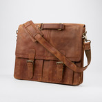 Distressed Messenger Bag