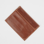 Carr Slim Card Holder (Tangerine)