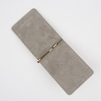 Madison Money Clip Wallet (Nude)