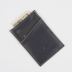 Palmer Vertical Slim Card Holder (Jet Black)