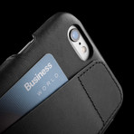 Leather Wallet Case 80° // iPhone 6 + 6s Plus // Black