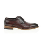 Embossed + Dotted Derby // Claret Red (Euro: 45)