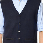 Classic Tricot Vest // Navy (L)