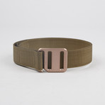Ti Hook Copper Anodized Aluminum Buckle + Coyote Brown Strap (Small)