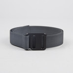 Ti Hook Black Anodized Aluminum Buckle + Wolf Grey Strap (Small)