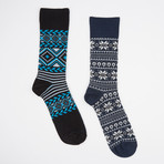 Mosaic Solstice Boot Socks // Pack of 2