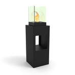 Vertikal Fire Pedestal  (Black Textured)