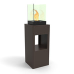 Vertikal Fire Pedestal  (Black Textured)