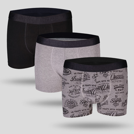 Logo Trunk // Multicolor // Pack of 3 (M)