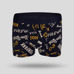 NYC Trunk // Navy + Mustard (XL)