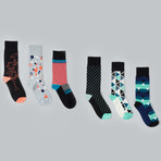 Paralle Modest Crew Socks // Pack of 6