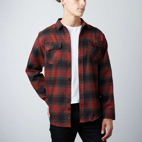 Maple Long-Sleeve Shirt // Red (S)