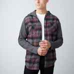 Colt Long-Sleeve Hooded Shirt // Grey (L)