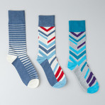 Invert Flamingo Crew Socks // Pack of 6