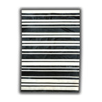 Black + White Stripes (70"L x 47"W)