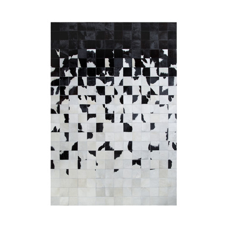 Black + White Squares (70"L x 47"W)