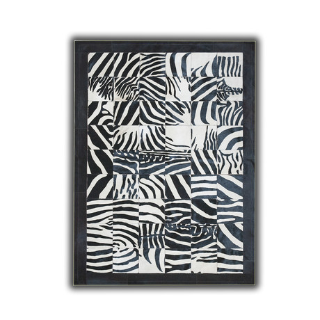Zebra Squares (70"L x 47"W)