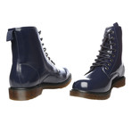 Frankfurt Faux Leather Boot // Blue (Euro: 40)