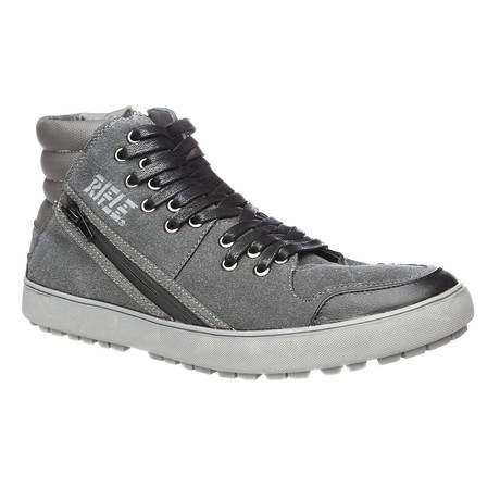 Jasper Alter Lace High-Top Sneaker // Black + Grey (Euro: 40)