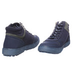 Clay High-Top Sneaker // Blue + Grey (Euro: 43)