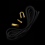 KCUF Slim Luxury Paracord Bracelet // 24K Gold (Large)