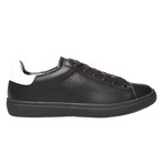 Garrison Perforated Sneaker // Black + Off White (Euro: 40)