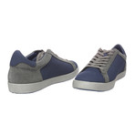 Kobin Low-Top Sneaker // Blue + Dark Grey (Euro: 45)