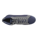 Kobin High-Top Sneaker // Blue + Dark Grey (Euro: 43)